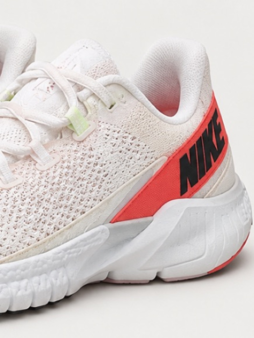 Nike Women's Athletic Shoes - Light Pink with Black & Coral Accents